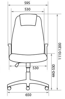 Кресло для руководителя Prima DF 440110/PU01