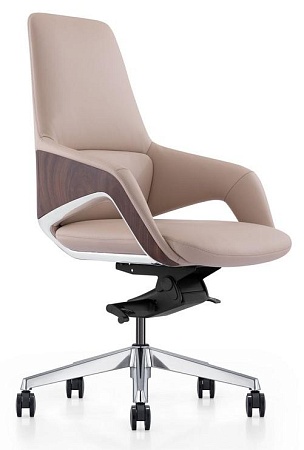 Кресло офисное Шопен LB FK 0005-B beige leather