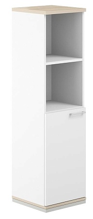 Шкаф 4 ур. 400 полуоткрытый AG.217.WH.WH.WH.L