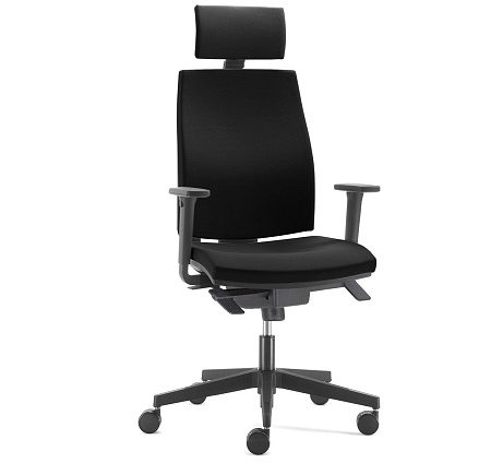 Кресло перм, 2D, черн,подг JOB 215 2D black MH YI386 headrest