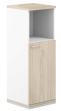 Шкаф 3 ур. 400 с нишей AG.215.WH.WH.WH.R