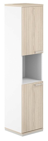 Шкаф 5 ур. 400 с нишей AG.219.WH.WH.WH.WH.L