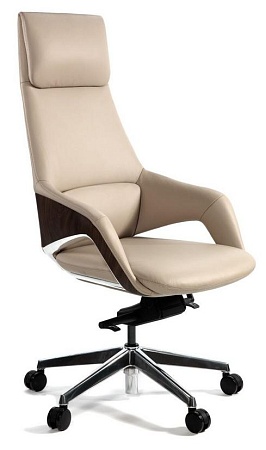 Кресло офисное Шопен FK 0005-A beige leather
