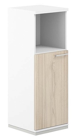 Шкаф 3 ур. 400 с нишей AG.215.WH.WH.WH.L