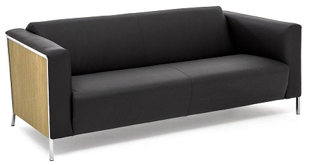 Диван 3м кожа VISPO MARONE 3 DAKOTA black