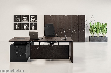 MultipliCEO_S Стол письменный на опорной тумбе F63-CM000 L.220 RS-S SX
