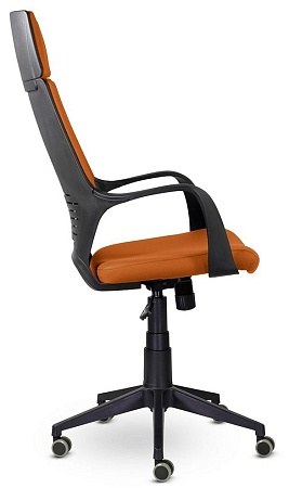Кресло офисное IQ  (black plastic orange) CX0898R-1-129