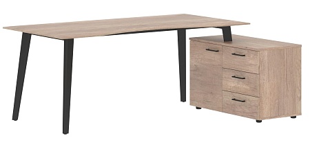 Стол руководителя с тумбой JCT 1813(R)
