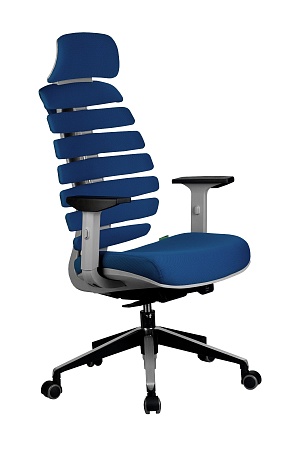 Кресло Riva Chair SHARK (серый пластик)