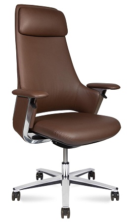 Кресло офисное York-1 CH-336A brown leather