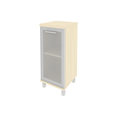 Шкаф низкий узкий правый (1 низкая дверь стекло в раме) KSU-3.2R(R)