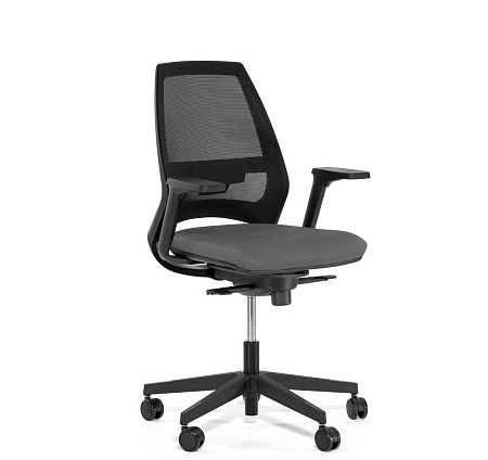 Кресло синх, 3D, черн 4U MESH 600 3D black MH YI363