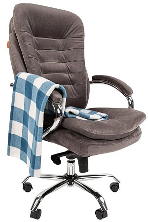 Кресло для руководителя + плед Chairman Home 795