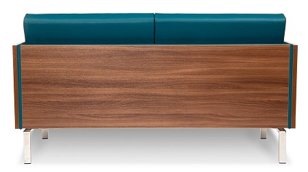 Диван 2-х местный с панелью ДСП OTTO 2-Wood