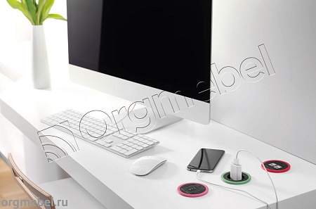PIX  body одна силовая розетка ЧЕРНЫЙ/БЕЛЫЙ 926.00...
