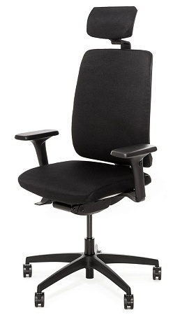 Кресло,синх, 1D,подг, чер DION 870 1D black