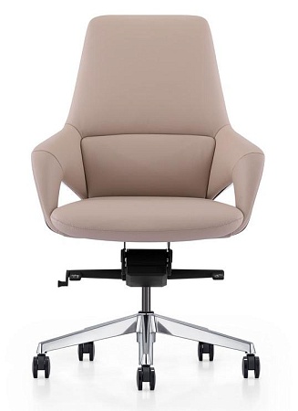Кресло офисное Шопен LB FK 0005-B beige leather