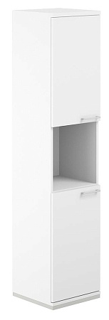 Шкаф 5 ур. 400 с нишей AG.219.WH.WH.WH.WH.L