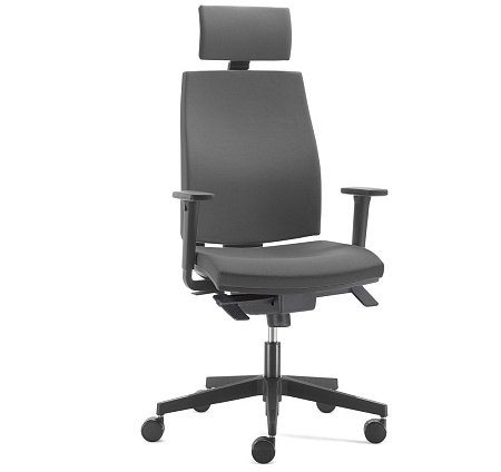 Кресло перм, 2D, черн,подг JOB 215 2D black MH YI386 headrest