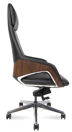 Кресло офисное Шопен FK 0005-A black leather