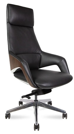 Кресло офисное Шопен FK 0005-A black leather