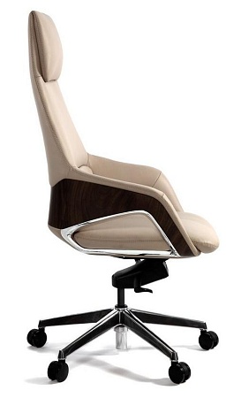 Кресло офисное Шопен FK 0005-A beige leather