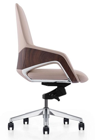 Кресло офисное Шопен LB FK 0005-B beige leather