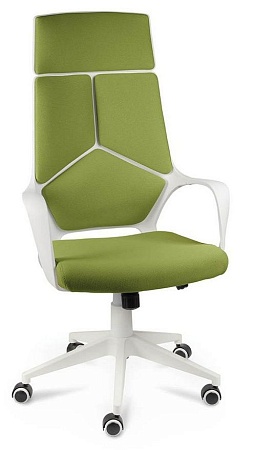 Кресло офисное IQ (White plastic green) CX0898H-0-215