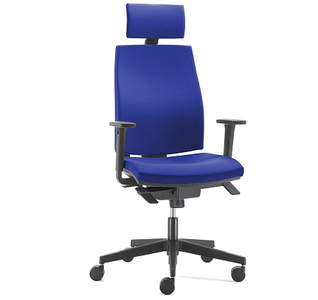 Кресло перм, 2D, черн,подг JOB 215 2D black MH YI386 headrest