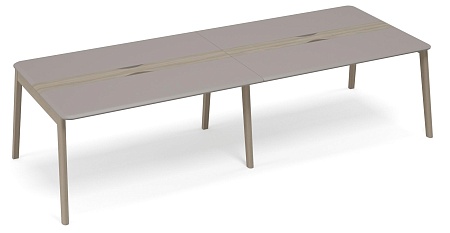 Стол для переговоров с кабель-каналом WOOD  ТМ В2 155-2