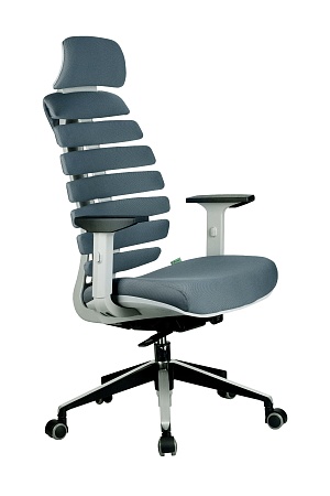 Кресло Riva Chair SHARK (серый пластик)