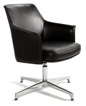 Конференц кресло Бордо CF C1918 CF black leather