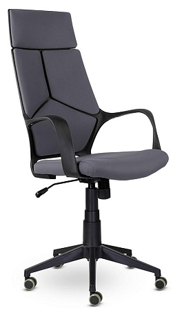 Кресло офисное IQ  (black plastic grey) CX0898R-1-125