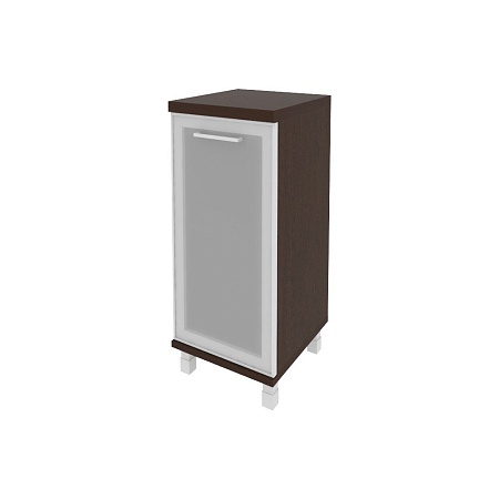Шкаф низкий узкий правый (1 низкая дверь стекло в раме) KSU-3.2R(R)