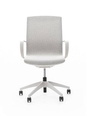 Кресло св.серая сетка СВ.СЕР/БЕЛЫЙ MARICS white / light grey