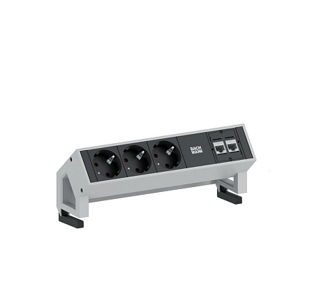 II 3+2xRJ45+1,5 кабель СЕРЫЙ DESK II 3+2Cat5e