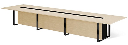 EXE Стол перег L536 черн/короб 101 922 OAK 09 W