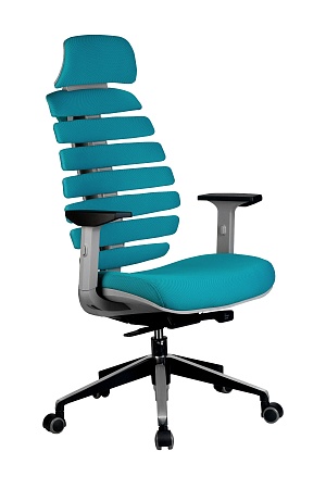 Кресло Riva Chair SHARK (серый пластик)