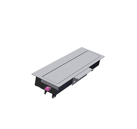 TOP короб встраиваемый RAL9006 СЕРЕБРИСТ. 925.500